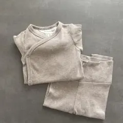 H&M adorables ボディースーツ&レギンス ベージュ 4-6M