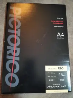 PICTORICO PRO ファインアート紙 A4 15枚