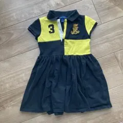 Ralph Lauren ポロドレス サイズ6 ネイビー/イエロー