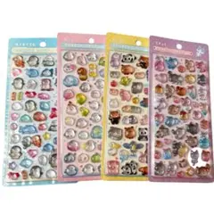 【正規品】ボンボンドロップシール　クーリア　4種類 きゃっと あにまる など ④