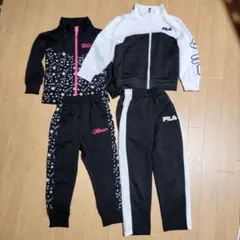 キッズジャージ上下セット　女の子　110cm　120cm　まとめて