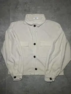 Lutique コーデュロイジャケット クリーム色　Mサイズ
