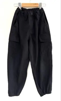 GU 黒 カーゴパンツ 130㎝