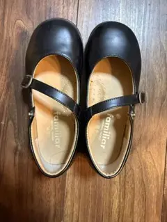 familiar ブラック メリージェーンシューズ 18cm