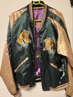 【美品】コンダクター デーモン刺繍スーベニアジャケットスカジャンPD23SJ08 美品】コンダクター デーモン刺繍スーベニアジャケットスカジャン