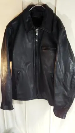 kawasaki✖️schott ライディングレザージャケット kawasaki✖️schott ライディングレザージャケット - メルカリ