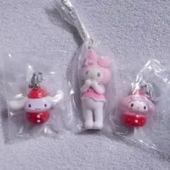 サンリオ ミニチュア ライブキャラクター　ガチャ いちご　めじるし