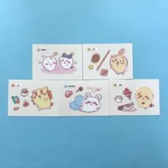 オリヤン　ベーグルチップ　ちいかわシール　5枚セット