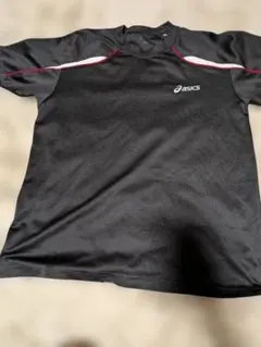 asics トレーニングシャツ 黒