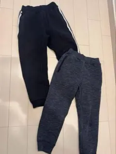 UNIQLO ドライスウェットパンツ　2点セット（黒・グレー）