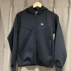 New Era フルジップパーカー　ニューエラ　黒XS