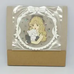 mikko illustrations クリアラバーコースター2 ガール