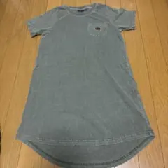 新品同様！Fruit of the Loom 半袖ポケットワンピ　120 カーキのサムネイル