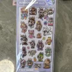 ラブブ 3D 立体 ぷくぷくシール ボンボンドロップシール