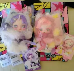 ポップマート☆スカルパンダ×マイリトルポニー☆ ぬいぐるみペンダント☆2種セット