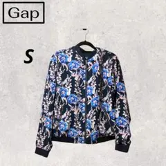 Gap ギャップ 花柄 ジャケット アウター ジップアップ カジュアル 秋 冬