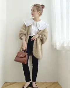 JUMELLE ベージュニットカーディガンのサムネイル