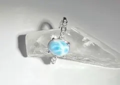 マ〇ロ様専用！高発色ラリマー S925 リング フリーサイズ 上質天然石