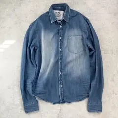 美品✨ フランクアンドアイリーン　ダメージ加工　デニムシャツ　LUKE　L相当