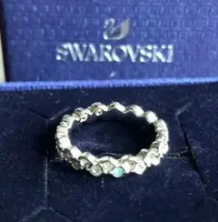 ★SWAROVSKIスワロフスキー フィンガーリング【4号】マルチカラーカラフルのサムネイル
