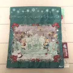 ディズニー　ダッフィー  巾着　巾着袋　クリスマス