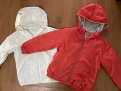サイズ120 ウインドブレーカー二枚セット