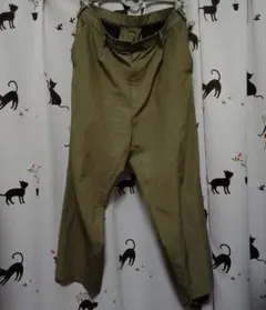 GU　ドライワイドイージーアンクルパンツ　XL　カーキのサムネイル