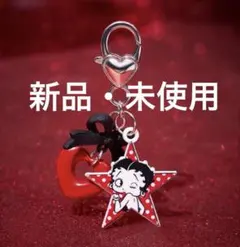 新品 Betty Boop ベティちゃん キーホルダー バッグチャーム チャーム