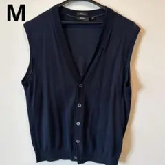 Hugo boss ニットベスト　M ネイビーのサムネイル