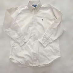 Ralph Lauren ラルフローレン Lサイズ ホワイトボタンダウン シャツ