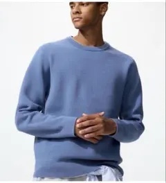 UNIQLO ウォッシャブルミラノリブクルーネックセーター