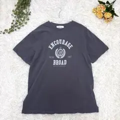 Mila owen ミラオーウェン 半袖Tシャツ カレッジ 英字 グレー Fのサムネイル
