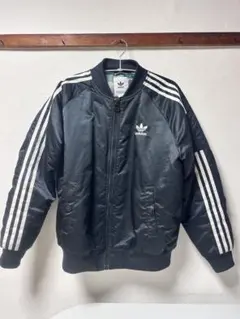 adidas XLブラックジャンパー MA1 ハティ・スチュワートコラボ