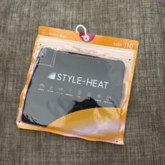 STYLE-HEAT 키즈 크루넥 T 긴팔 110 블랙 GU