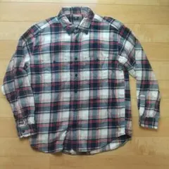 UNIQLO フランネルチェックシャツ（レギュラーカラー・長袖）431480