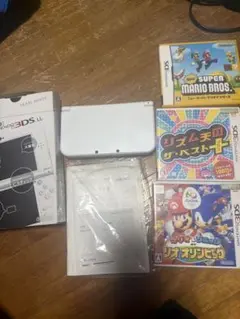 ニンテンドー3DS LL ホワイト ゲーム3本付き