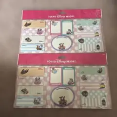 東京ディズニーリゾート 付箋セット 2種