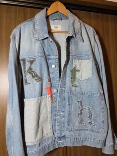KITH ダメージ加工 デニムジャケット - メルカリ