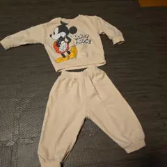 ミッキーマウス トレーナー・パンツセット S