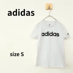 adidas　アディダス　プリントロゴTシャツ　Sサイズ　管理番号S-4
