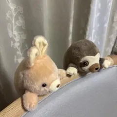 ふんばるず　ウサギ　ナマケモノのセット