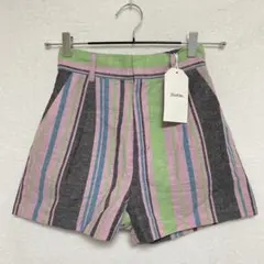 ［新品タグ付］jouetie▽ストライプショートパンツ