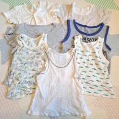 子供用 タンクトップ 肌着 まとめ売り　ベビー　半袖　Tシャツ　インナー