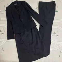 INDIVI インディヴィ スーツ 3点セット ストライプ