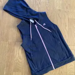 adidas  フード付ベスト(M)