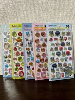 ボンボンドロップシール たまごっち 正規品 めめっち みみっち まめっち 5枚