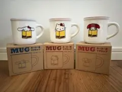 ハローキティ展　ホーロー風マグカップ　3個セット