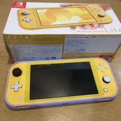 switch lite 本体 イエロー ケース ボタンカバーつき