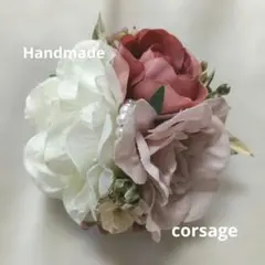 ハンドメイドコサージュ入学式＊卒業式アーティフィシャルフラワーNo,379