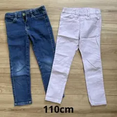 【used品】ブランシェス　西松屋　ボトムス　110cm 2本セット